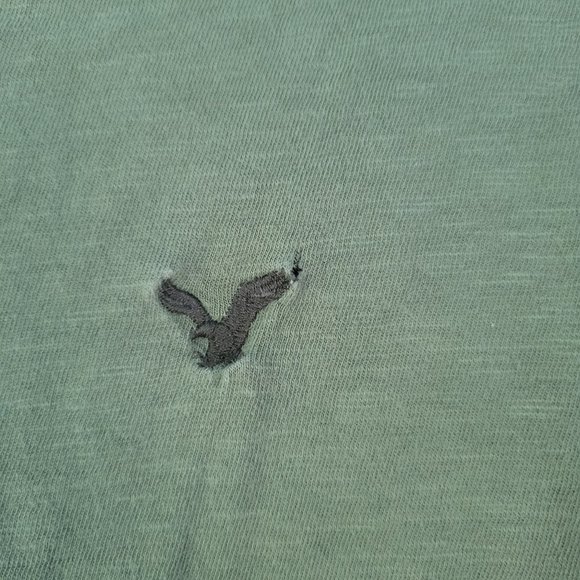 American Eagle Outfitters Legend T Top Shirt Green - Picture 4 of 7